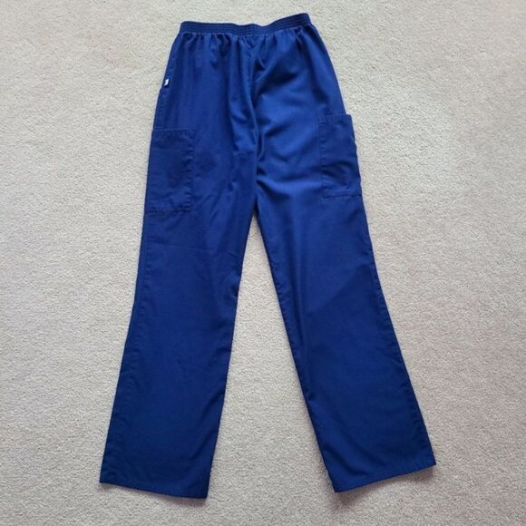 Scrubstar Women Blue Pull On Cargo Scrub Pants XS - Picture 8 of 15